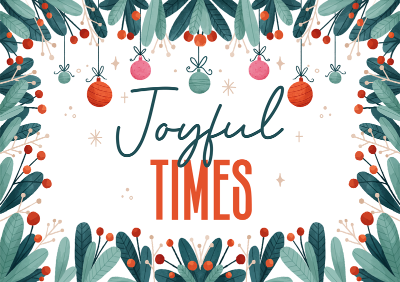 Poster noël des moments joyeux - TenStickers