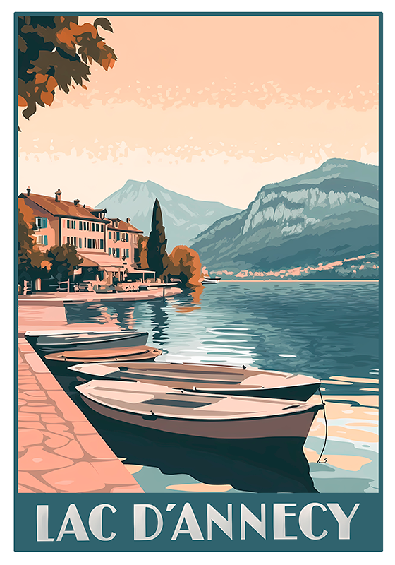 Poster Annecy - TenStickers