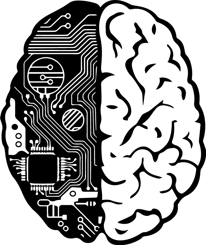 Poster bureau cerveau technique - TenStickers