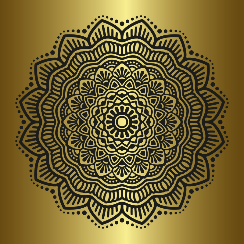 Poster salon mandala décoratif pour votre intérieur - TenStickers