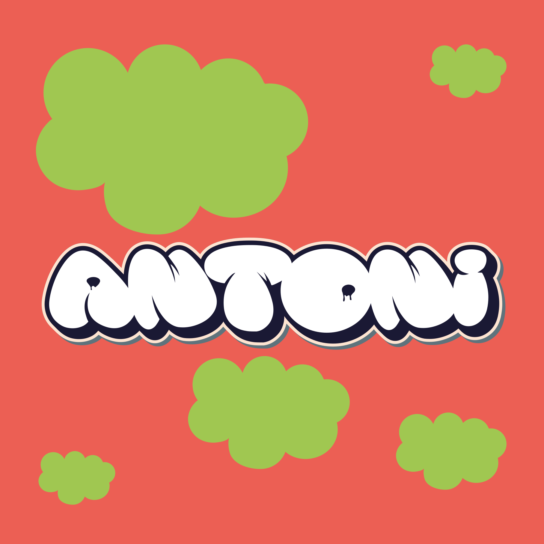 Poster chambre ado en style d'écriture ludique - TenStickers