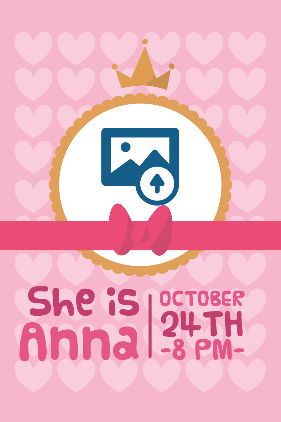 Poster personnalisable banderole de fête d'anniversaire - TenStickers