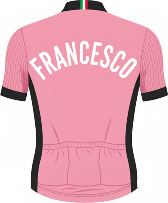 Poster cyclisme maillot rose - TenStickers