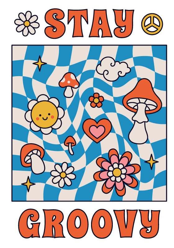Poster phrases restez décontracté - TenStickers