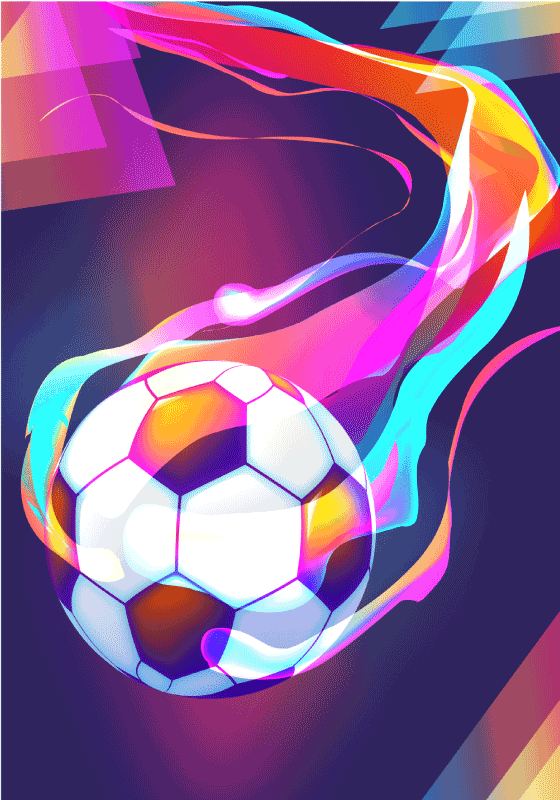 Poster football pour les passionnés de football - TenStickers