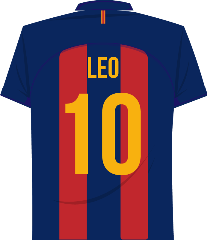 Poster football sticker mural messi - TenStickers
