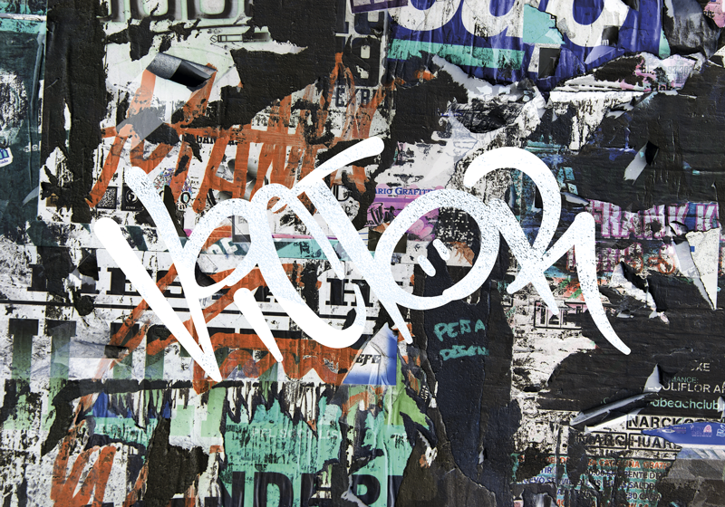 Poster prénom style graffiti - TenStickers