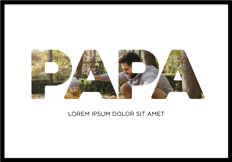 Poster salon papa mon héros nom personnalisé - TenStickers