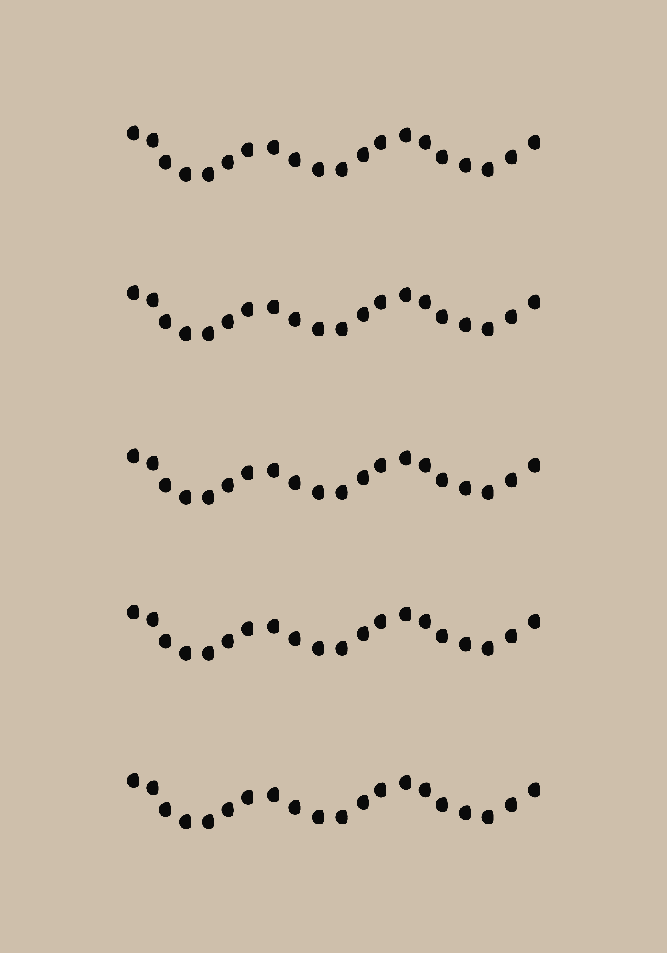 Poster nordique pierres sur le sol - TenStickers