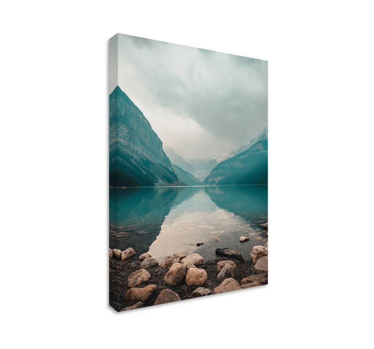 Tableau paysage Paysage aquatique paisible - TenStickers
