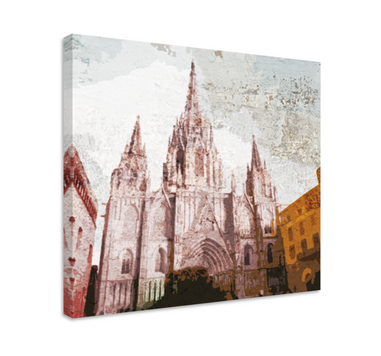 Tableau villes et pays architecture de cathédrales stunning - TenStickers