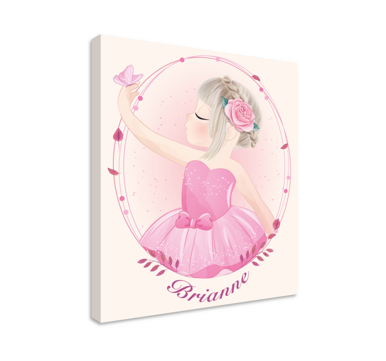 Tableau enfants danseuse ballerine - TenStickers