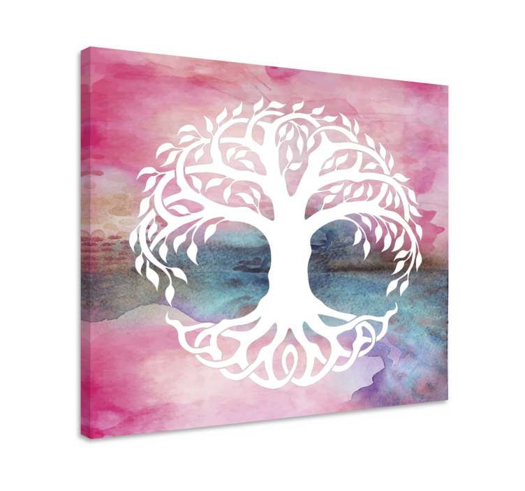 Tableau arbre de vie Aquarelle - TenStickers