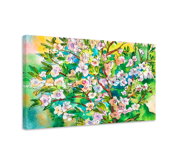 Tableau fleurs et plantes affichage floral en fleurs - TenStickers