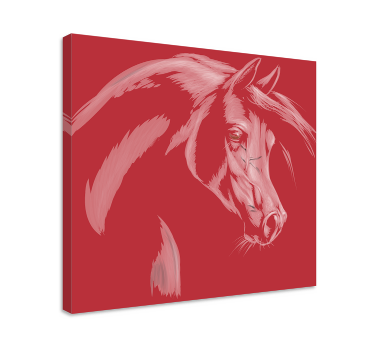 Tableau chevaux portrait élégant de cheval - TenStickers