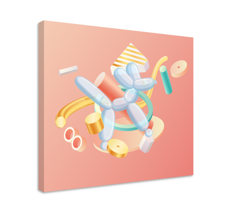 Tableau fruits en formes d'animaux en ballon - TenStickers