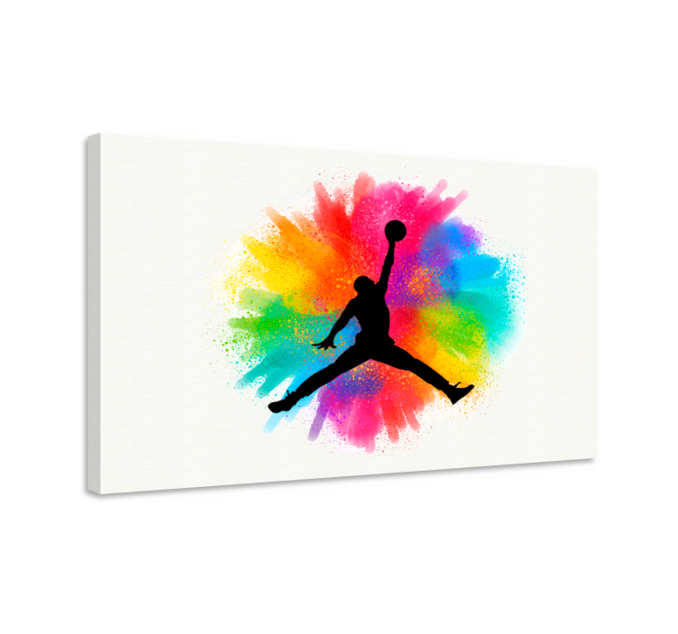 Tableau sports joueur de basket énergique - TenStickers