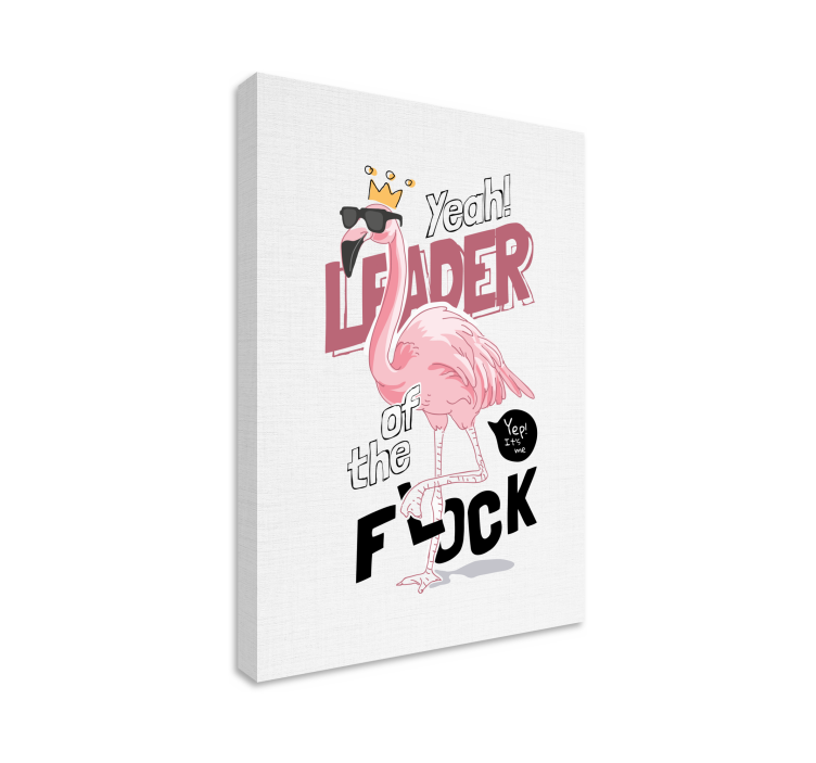 Tableau chiens chef de style flamant - TenStickers