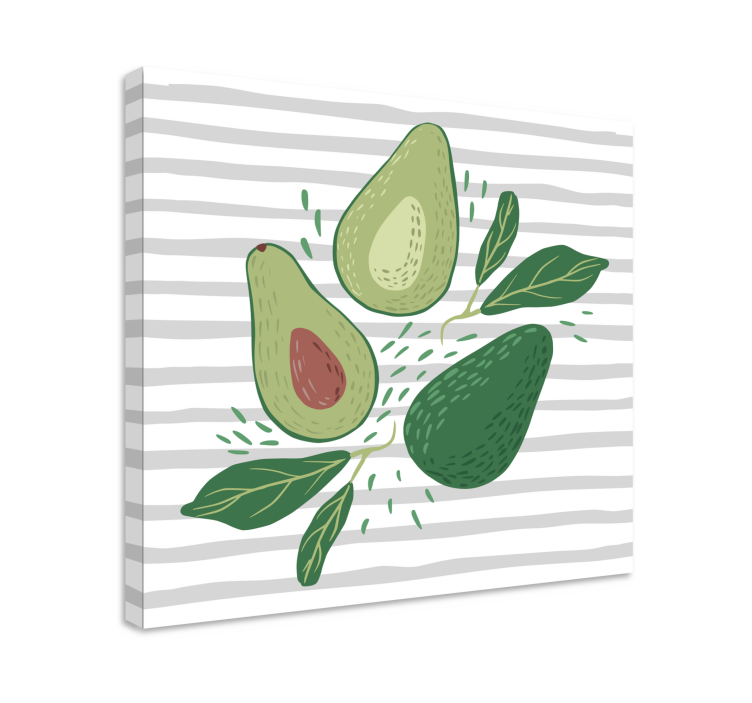 Tableau fruits trio d'avocats - TenStickers