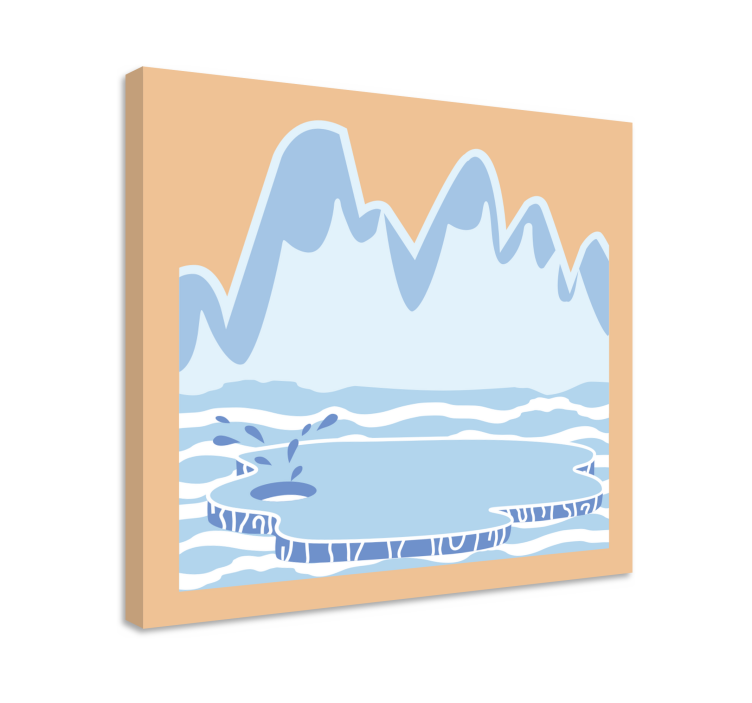 Tableau paysages paysage d'iceberg - TenStickers