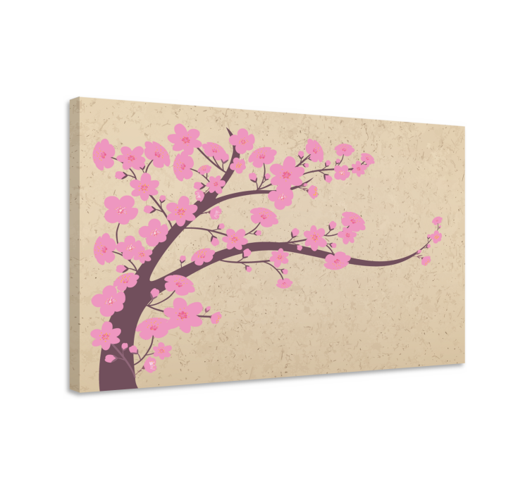 Tableau fleurs et plantes branche de fleur de cerisier - TenStickers