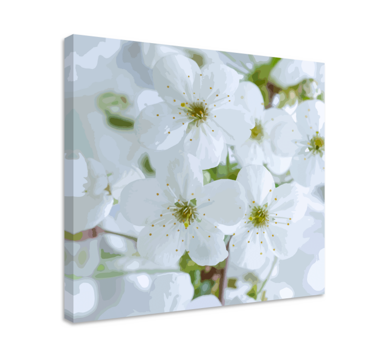 Tableau fleurs et plantes fleurs de cerisier en fleurs - TenStickers