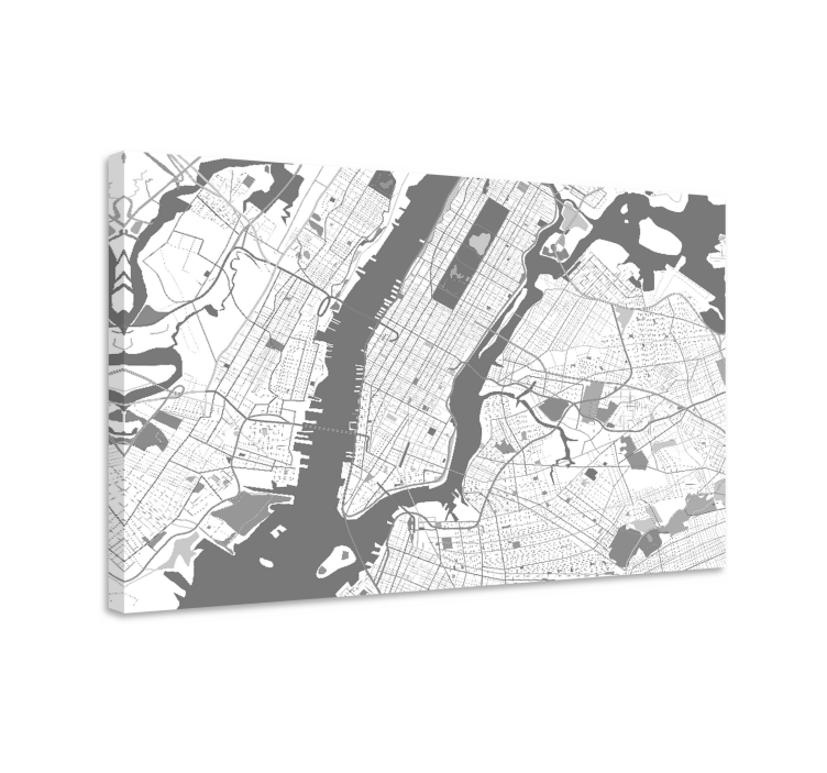 Tableau villes et pays manhattan - TenStickers