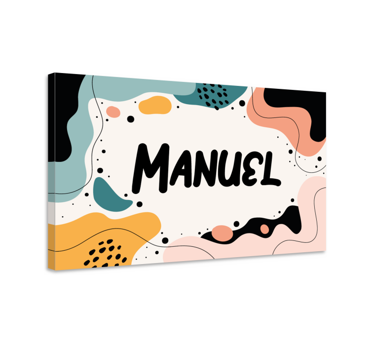 Tableau personnalisé design de nom amusant - TenStickers