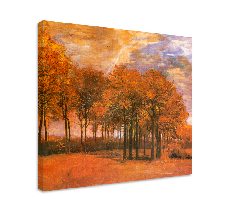 Tableau paysages scène d'arbre en automne - TenStickers