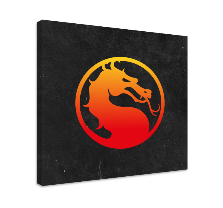 Cadre jeux vidéo dragon mortal kombat - TenStickers