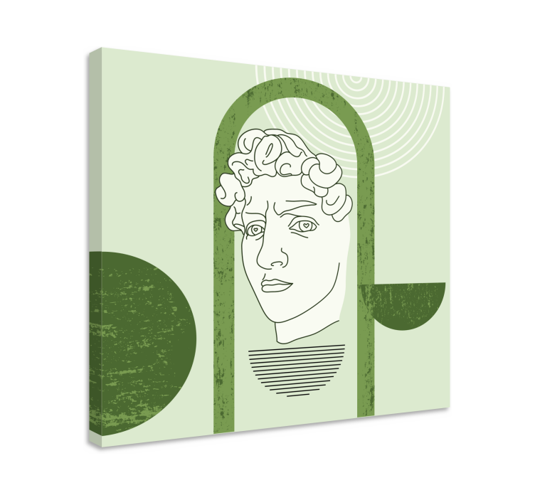 Tableau art figure humaine stylisée - TenStickers