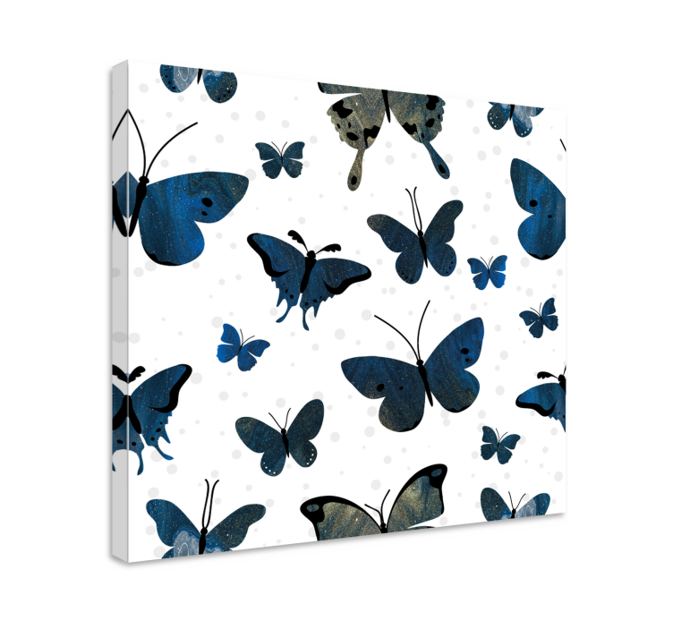 Tableau papillons motifs variés - TenStickers