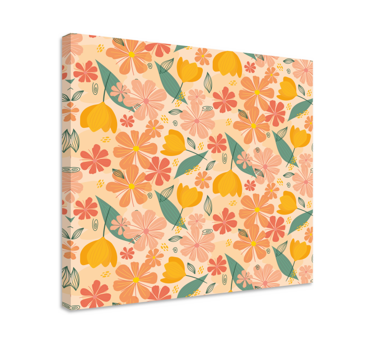 Tableau fleurs et plantes composition botanique - TenStickers