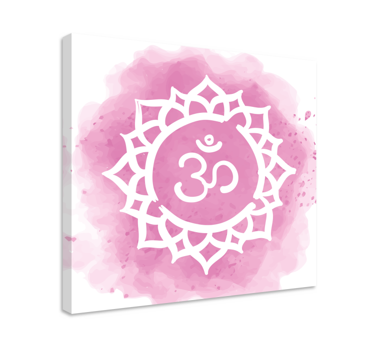 Tableau bouddha design mandala om - TenStickers