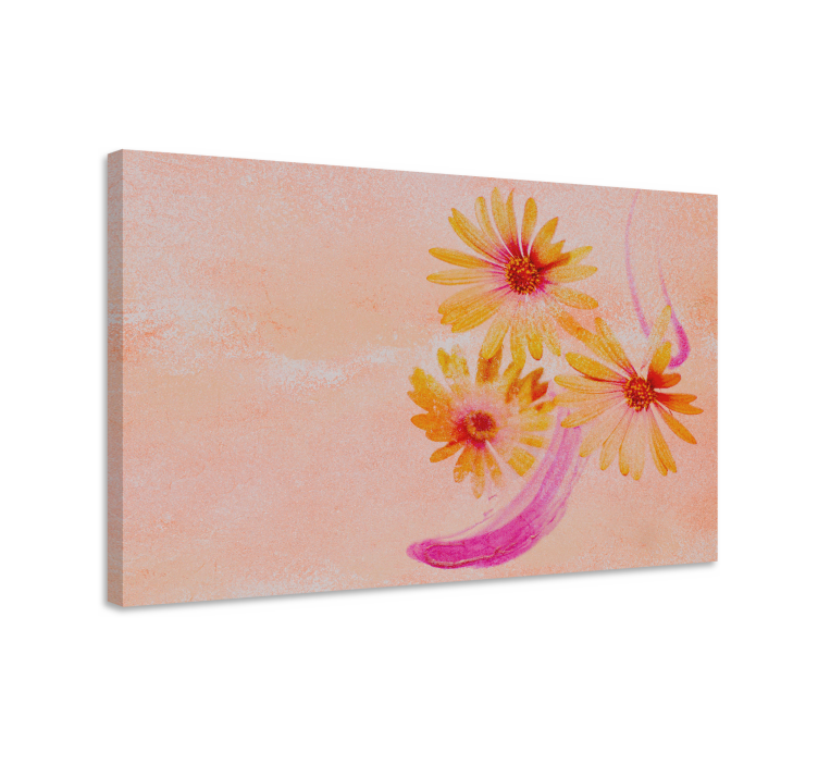 Tableau fleurs et plantes touche florale ensoleillée - TenStickers