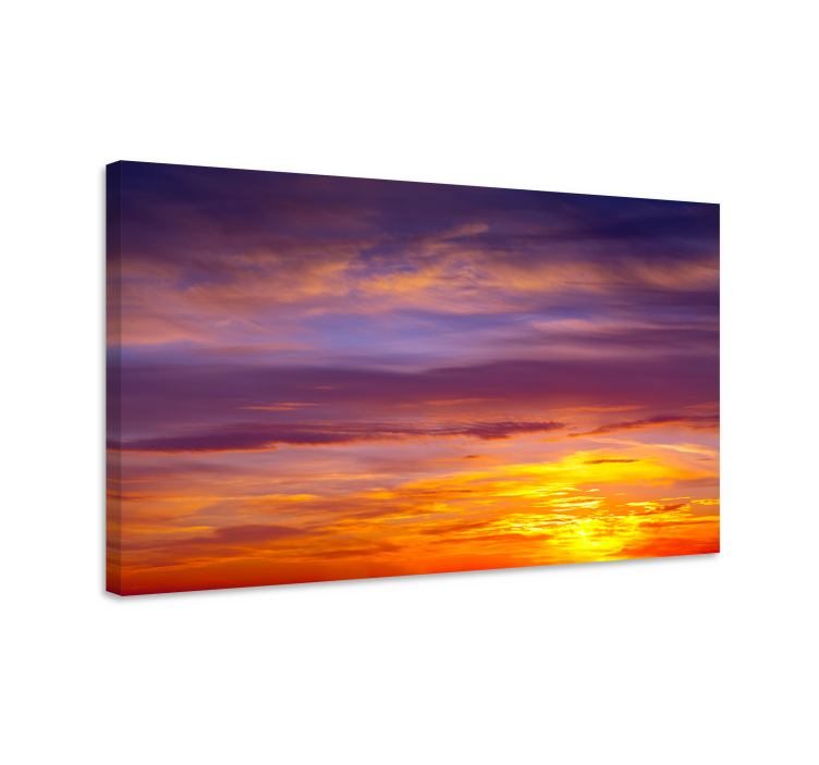 Tableau paysages scène de coucher de soleil majestueuse - TenStickers