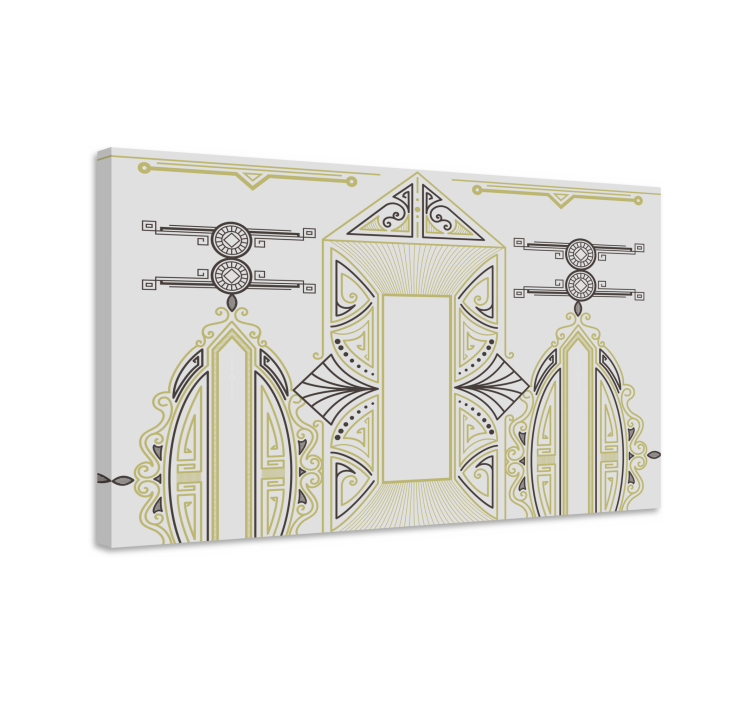 Tableau moderne disposition des formes géométriques - TenStickers