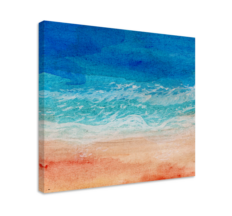 Tableau paysages vagues océaniques de sérénité - TenStickers