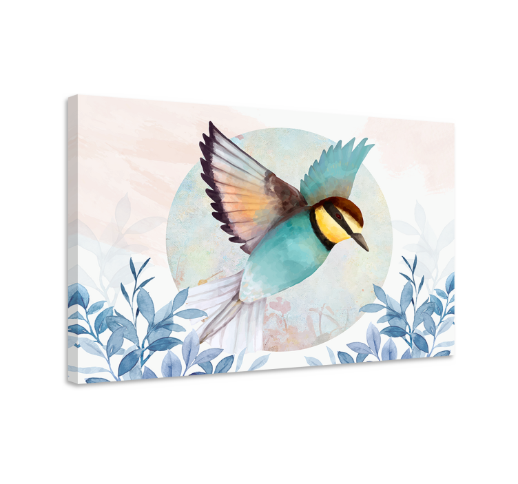 Tableau oiseaux scène de merles volants - TenStickers