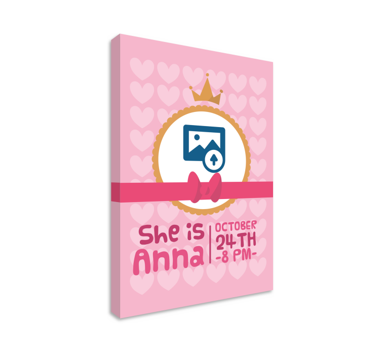 Tableau bébé bannière de célébration d'anniversaire - TenStickers