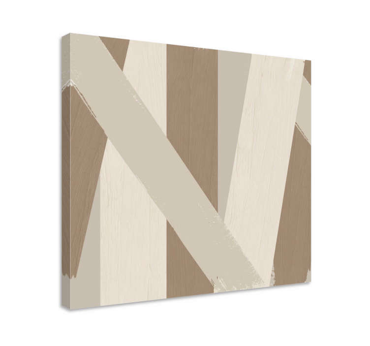 Tableau moderne couleurs sable - TenStickers