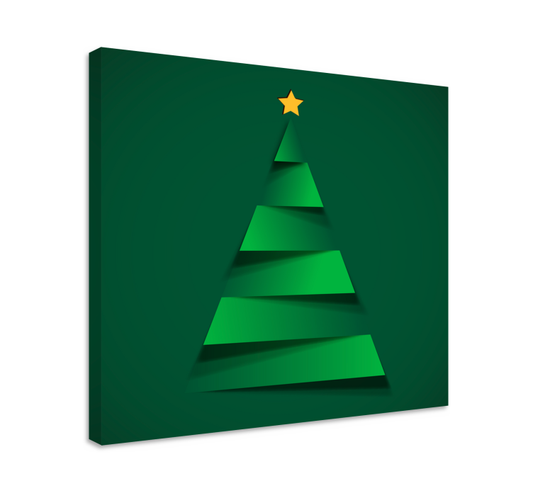 Tableau sapin de noël moderne - TenStickers