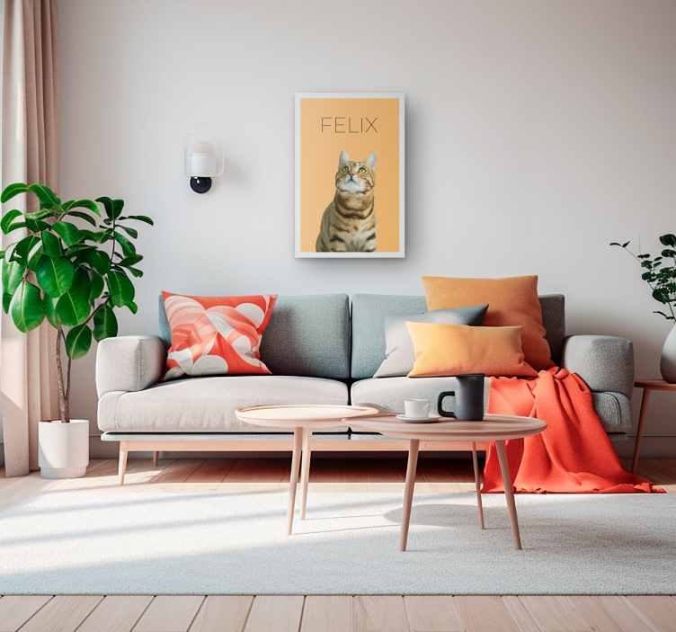 Tableau portrait animal de compagnie  - TenStickers