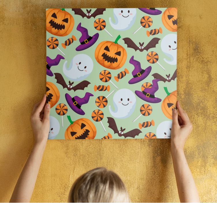 Tableau ados éléments ludiques d'halloween - TenStickers