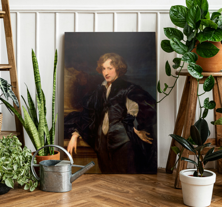 Tableau art Autoportrait de Van Dyck - TenStickers
