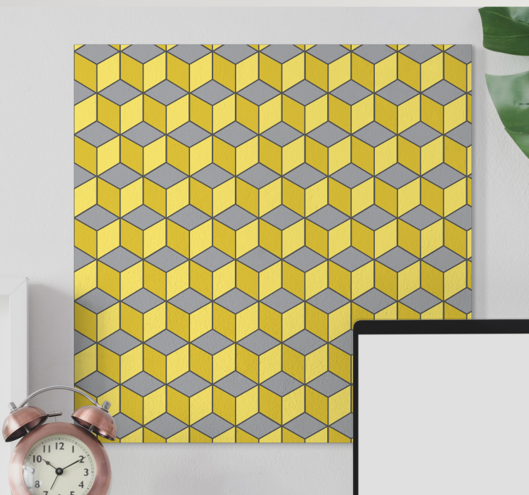 Tableau 3d Pantone sqaures - TenStickers