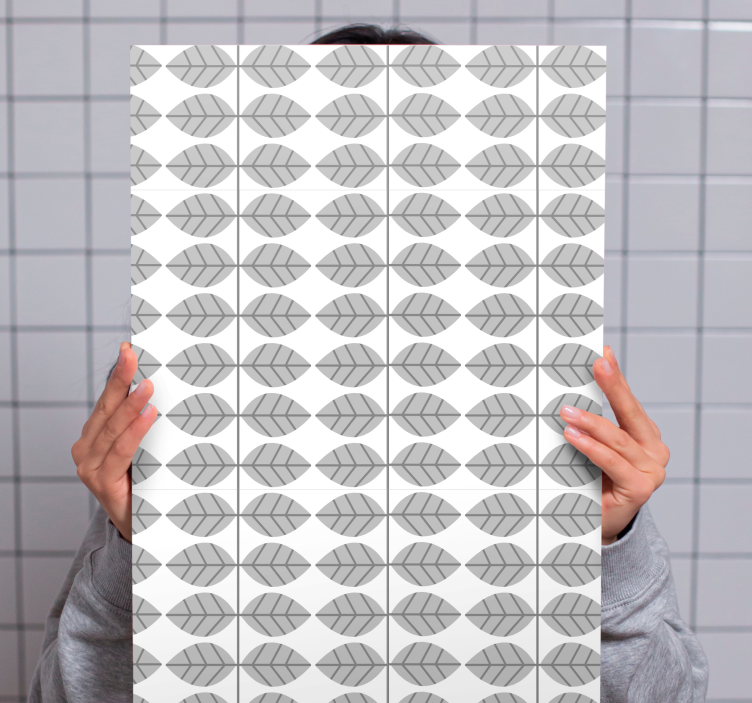 Tableau fleurs et plantes motif de feuilles stylisées - TenStickers