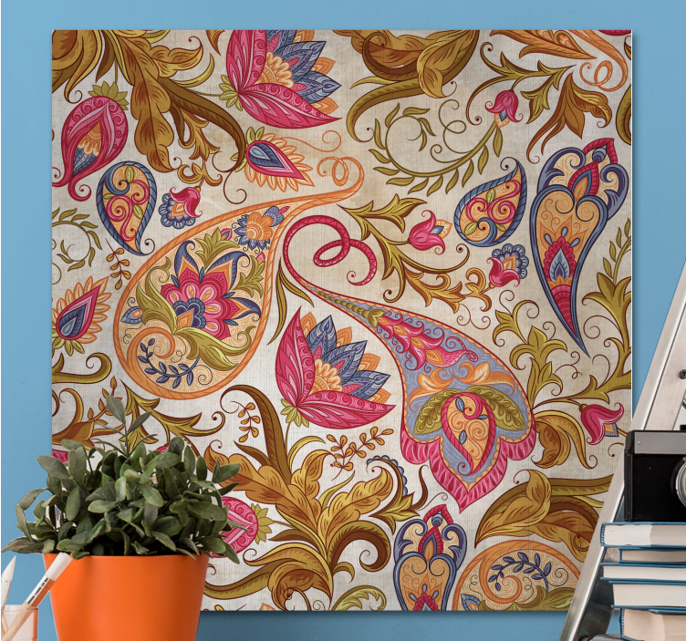 Tableau fleurs et plantes motifs floraux complexes - TenStickers