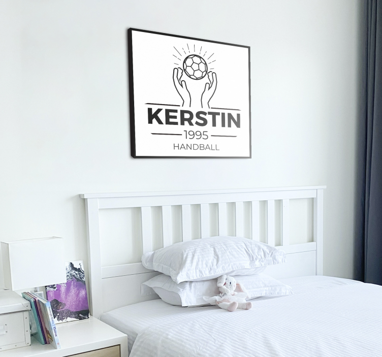 Tableau ados conception de handball personnalisée - TenStickers