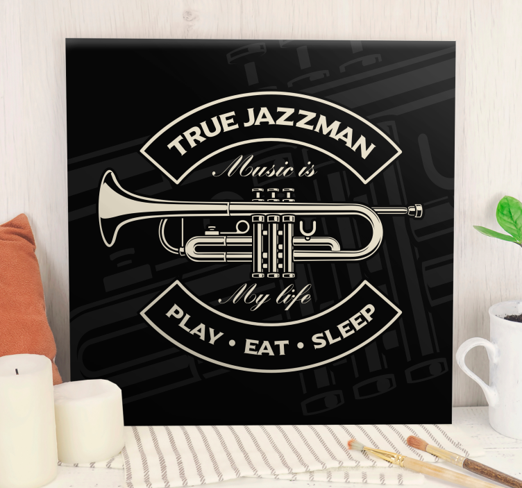 Tableau musique Vrai jazzman - TenStickers